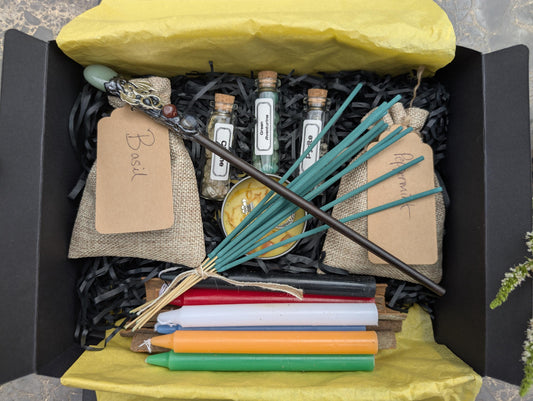 Prosper + Thrive, Complete Prosperity Spell/Meditation/Wellness Kit for Wealth, Success & Abundant Blessings, Mindfulness