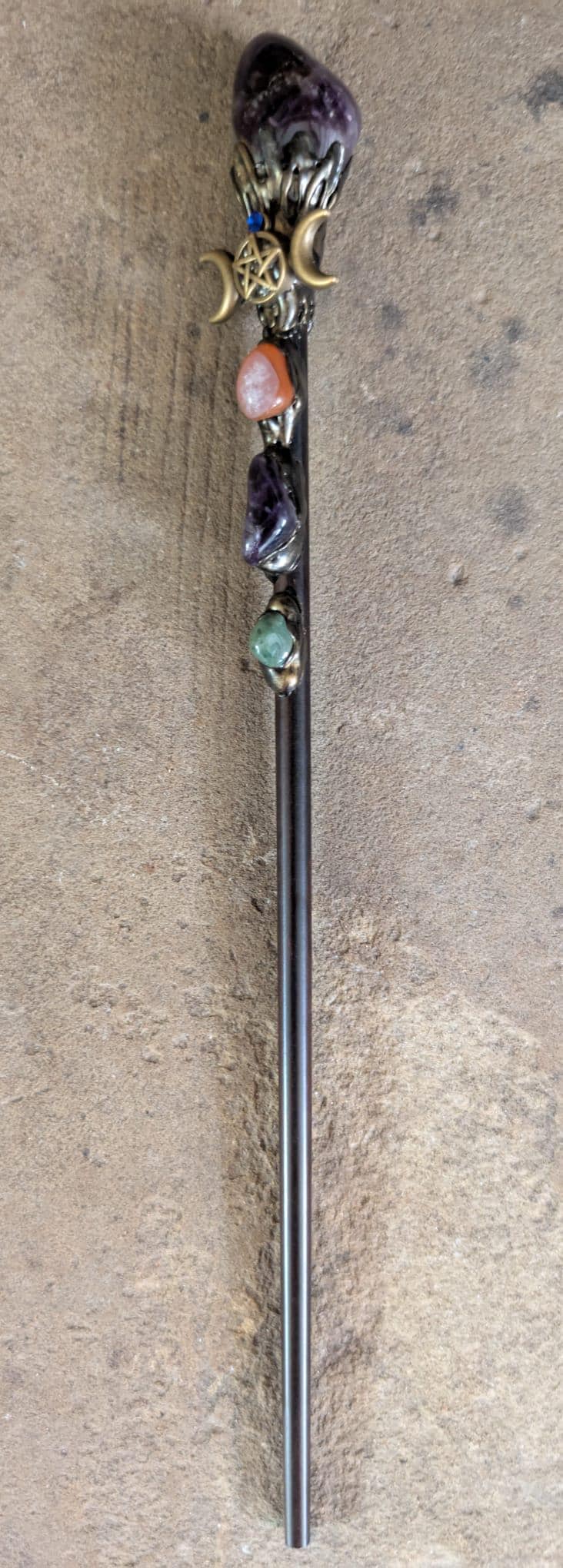 Restore + Rise: Healing Spell Kit Crystal Altar Gift for Witches Candle Ritual Tools, Supporting Recovery, Cleansing and Spiritual Wellness.