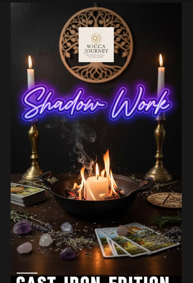 Wicca Journey Cast Iron Cauldron for Rituals, Spell Work, Altar Use and Fire Safe - Indoor or Outdoor Witchcraft Tool